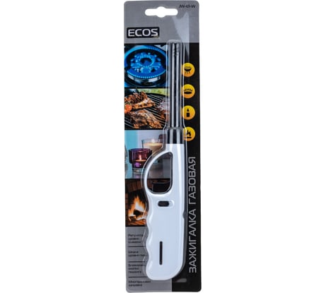 Газовая зажигалка Ecos JW-61-W белая 157826