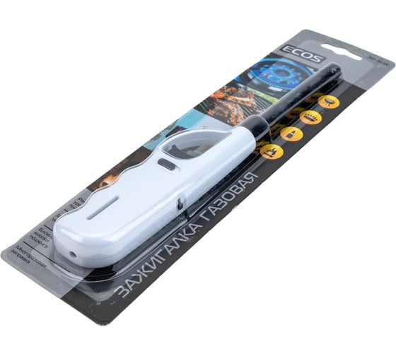 Газовая зажигалка Ecos JW-61-W белая 157826
