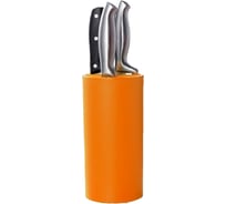 Подставка для ножей Good Sale оранжевая 10166