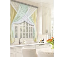 Комплект штор для кухни Witerra Лиана 300x180 см желтый 00000076222