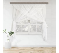 Комплект штор для кухни Witerra Лиана 300x180 см белый 00000076221