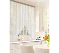 Комплект штор для кухни Witerra Офелия 300x160 см золото 00000073198