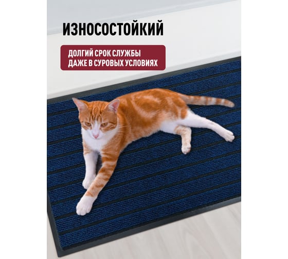 Влаговпитывающий коврик ComeForte «МОДЕРН» 40х60см Синий HP-1948