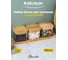 Набор банок для хранения сыпучих продуктов Attribute на бамбуковой подставке BAMBOO 3шт 250мл AJB107 2