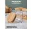 Набор банок для хранения сыпучих продуктов Attribute на бамбуковой подставке BAMBOO 3шт 250мл AJB107 3