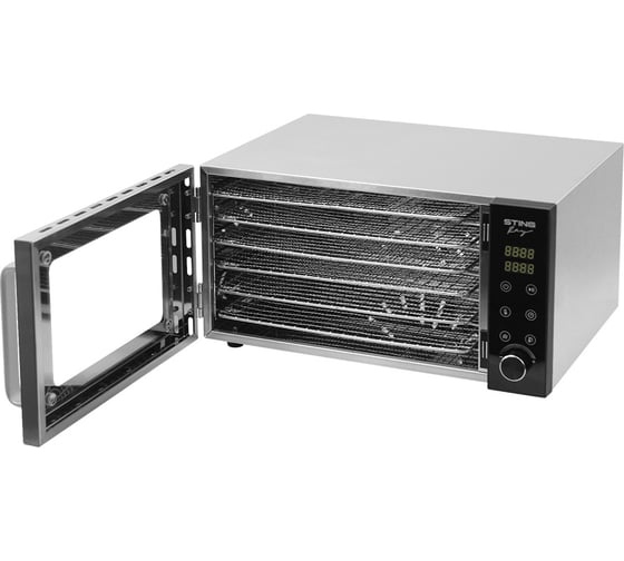 Сушилка для фруктов, овощей STINGRAY ST-FD709A 6 поддонов, черный 42739