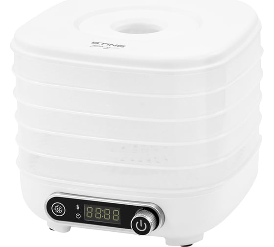 Сушилка для фруктов, овощей STINGRAY ST-FD713A 5 поддонов, белый 42754