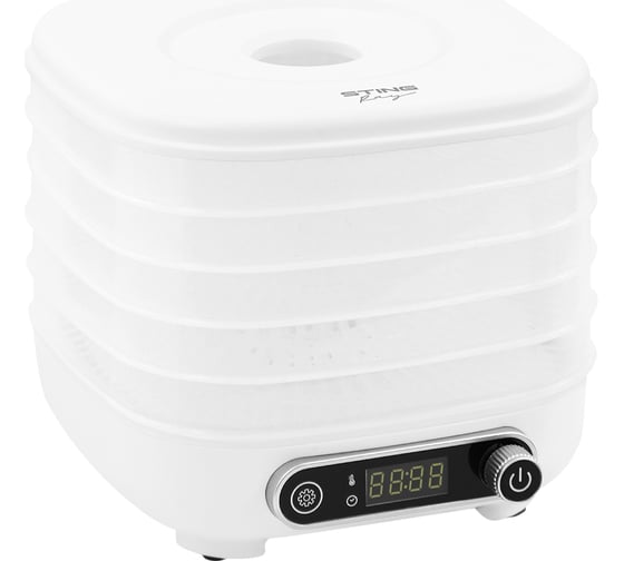 Сушилка для фруктов, овощей STINGRAY ST-FD713A 5 поддонов, белый 42754