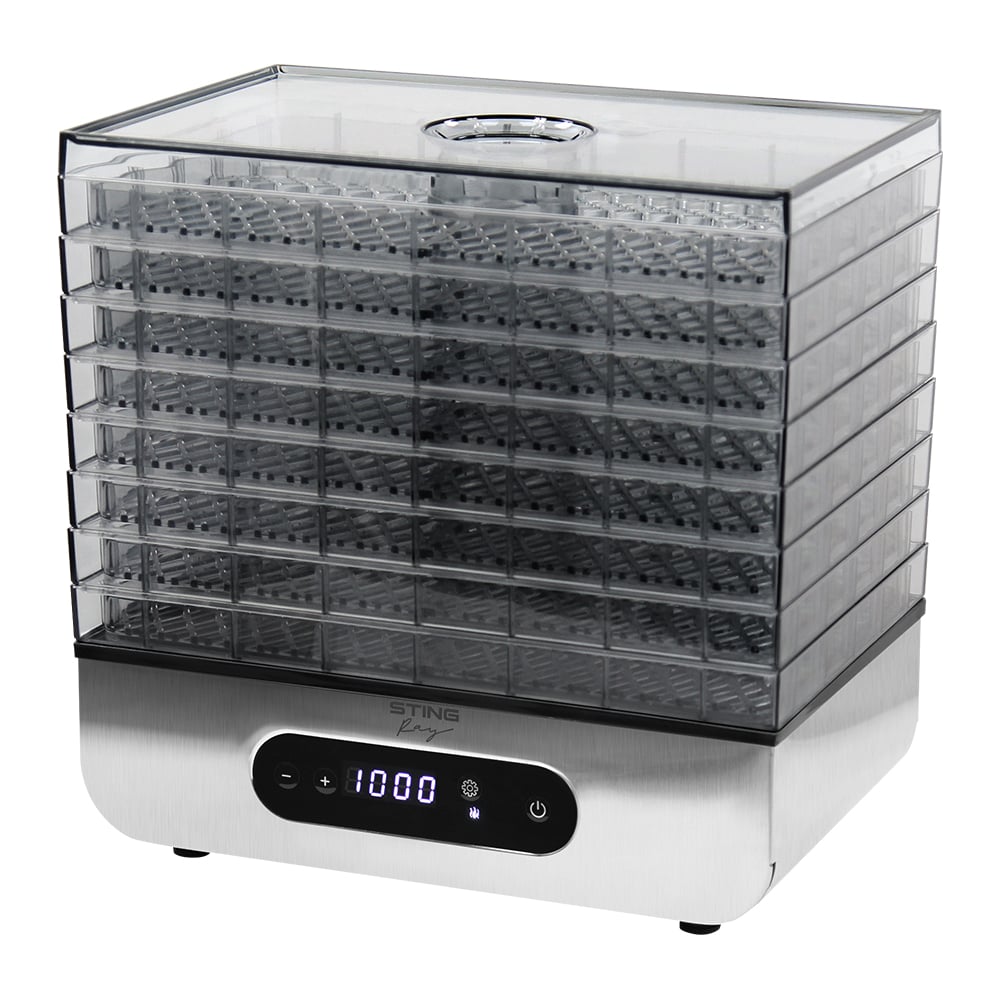 Сушилка для фруктов, овощей STINGRAY ST-FD715C 8 поддонов, черный 42740 ...