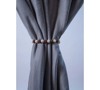 Подхват-магнит для штор Witerra Ежевика 1 шт коричнево-белый 109762