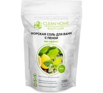 Морская сольдля ванн с пеной CLEAN HOME BEAUTY CARE Мята 1000г 62 627 35171761