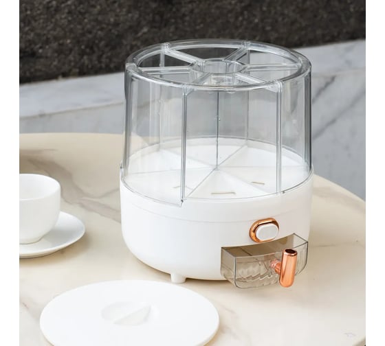 Контейнер для хранения круп с дозатором Oqqi 25.5x22x22 см cereal-organizer4 1