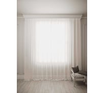 Тюль Костромской текстиль Креп ширина 300см высота 250см, белый 00-00804297