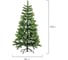 Ель новогодняя искусственная Золотая сказка "Christmas Beauty" 150 см, литой ПЭТ+ПВХ, зеленая 591312 7