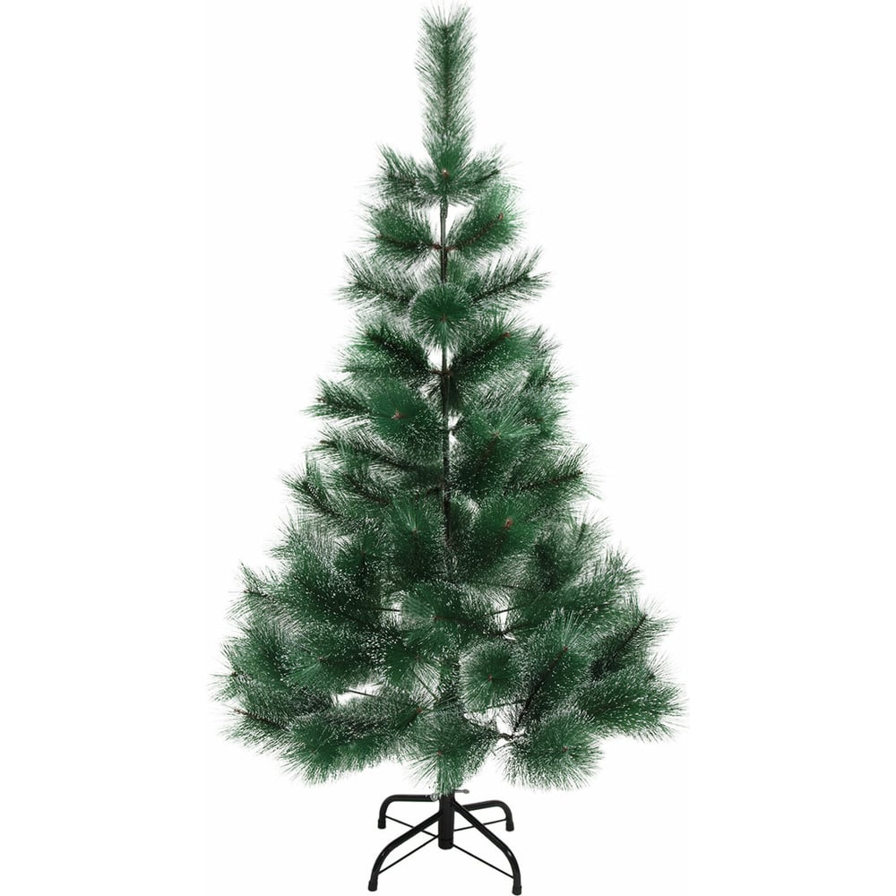 Ель новогодняя искусственная Золотая сказка "Пушистая" 120 см, с инеем ...