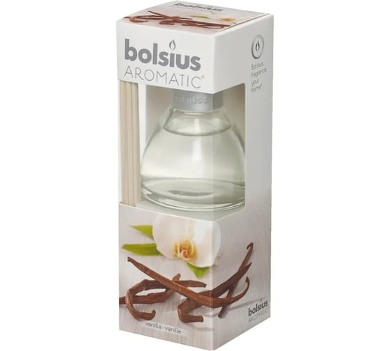 Диффузор+палочки Bolsius 45 мл ВАНИЛЬ 101926806775