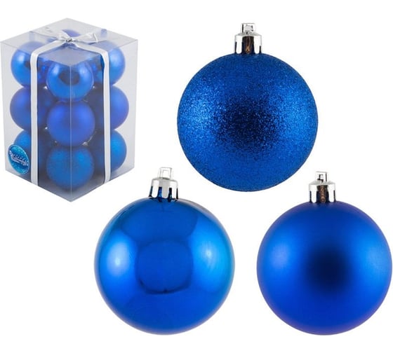 Набор шаров Волшебная страна PB6-12SMB-B, 6 см, 12 шт., 101858 1