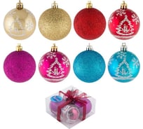 Набор шаров Волшебная страна PB6-4TDG-MIX, 6 см, 4 шт., 102190