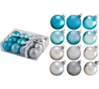 Набор шаров Волшебная страна Иней, 12 шт., 4 см 001268