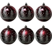 Набор шаров Волшебная страна Снежный лес 6 шт. 007501