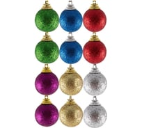 Декоративное украшение Волшебная страна Шарики 12шт. 007601