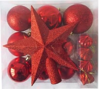 Набор шары + звезда Волшебная страна SYCB17-516, 18 шт. 003371