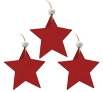 Декоративное украшение Волшебная страна Звезда 3шт 007616