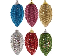 Декоративное украшение Волшебная страна Шишки, 6шт. 007602