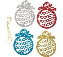 Декоративное украшение Волшебная страна Шары 4шт 007600