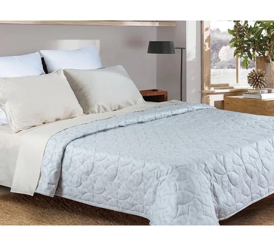 Одеяло-покрывало Primavelle Organic Cotton 200x220 см, Серо-голубой 25004722-04