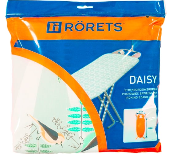 Чехол для гладильной доски Rorets Daisy войлок 120х40 см 7590 1