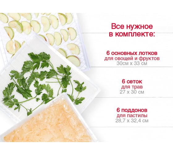 Дегидратор (Черный) OURSSON DR60102D/BL