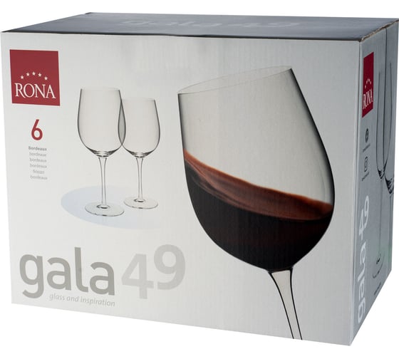 Набор бокалов для вина RONA GALA 490 мл, 6 шт. 806125265910