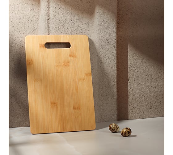 Разделочная доска VETTA Гринвуд бамбук, 30x20x0.9 см 851-123