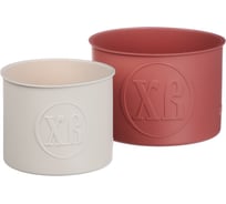 Набор силиконовых форм для кекса VETTA 2 предмета, 10x8 см, 13x9 см 856-132