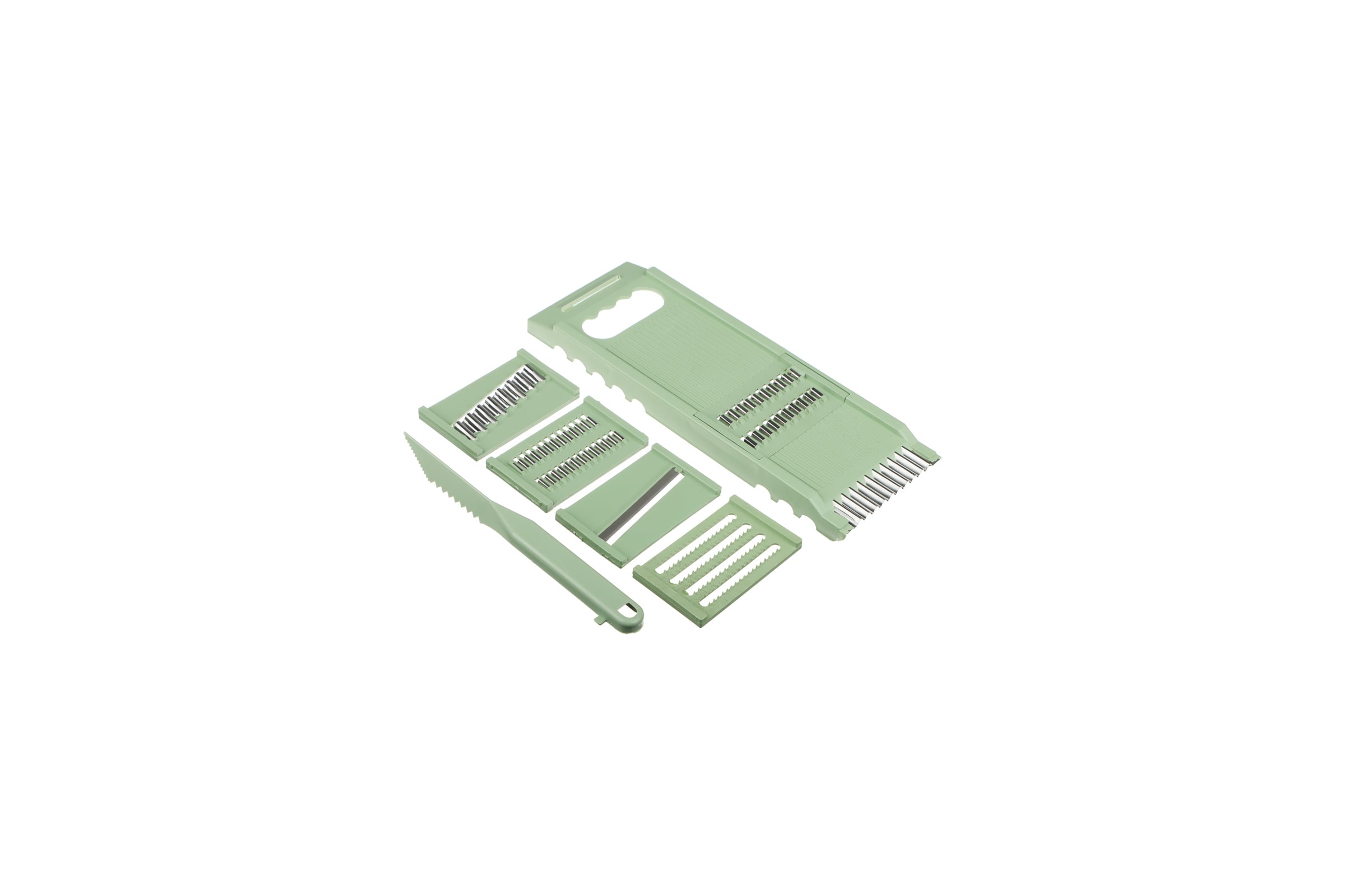 МногофункциональнаятеркасосменнымилезвиямиVETTA25x8.5x2см,нержавеющаясталь,полипропилен,7предметов885-272