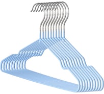 Вешалка-плечики для одежды Ridberg металлические детские 10 шт, голубой 1214047