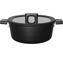 Кастрюля FISKARS 5 л/26 см, c крышкой, Hard Face 1052228