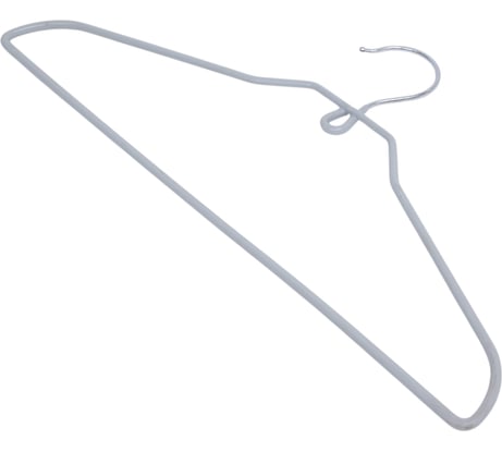 Металлическая тонкая вешалка Рыжий кот c ПВХ покрытием 009147