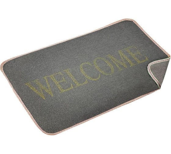 Придверный коврик Рыжий кот Welcome без подложки, 38x58 см, полиэстер 008452 1