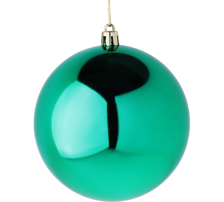 Шар Сноубум 10см пластик, бирюза 372-601