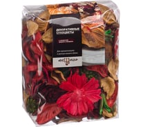 Набор сухоцветов из натуральных материалов Вещицы, с ароматом "Вишня & Миндаль", Д130 Ш60 В110, пакет YW-SUH70