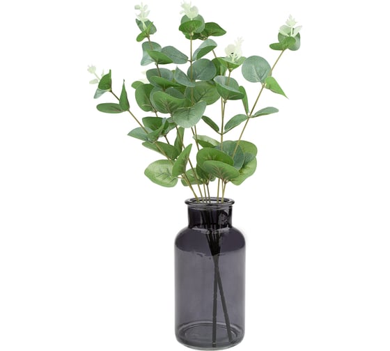 Цветочная композиция ВеЩицы Эвкалипт, Д80 Ш80 В380, шоколад Fancy84