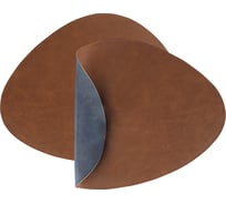 Набор из 2-х двухсторонних сервировочных салфеток Liberty Jones Drop, 33x41 см, синий/коричневый LJ0000319