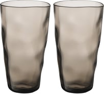 Набор стаканов Liberty Jones Hollow, 550 мл, серо-коричневый, 4 шт. LJ0000357