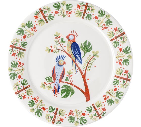 Набор тарелок Liberty Jones Parrot из коллекции Birds of Paradise в подарочной упаковке, 21 см, 2 шт. LJ0000307