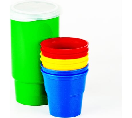 Набор посуды SOLARIS 6 стаканов 0,1л в контейнере S1607