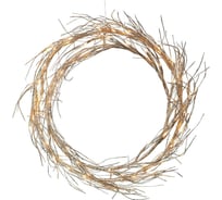 Светодиодный рождественский венок EGLO FIZZY, 50x0,06W (LED), H50, O450, сталь, шампань 411421