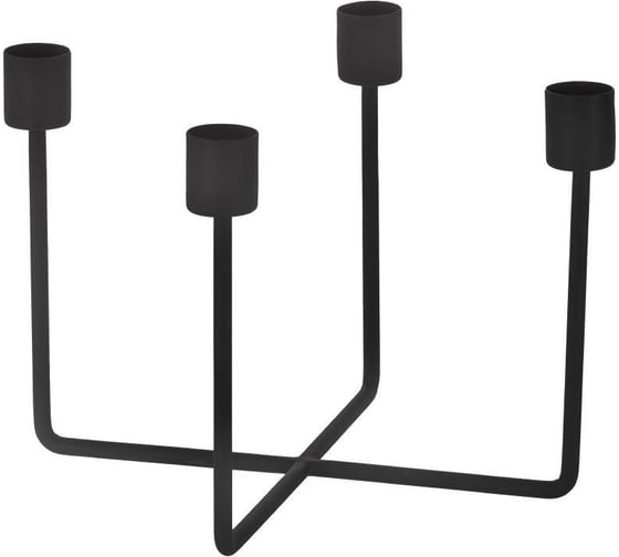 Подсвечник EGLO JELLICOE, L200, B210, H140, сталь, черный 422094 1