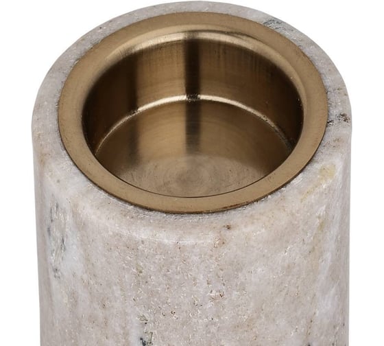 Подсвечник EGLO ROUYIN, B40, O60, мрамор, коричневый, золотой 422038
